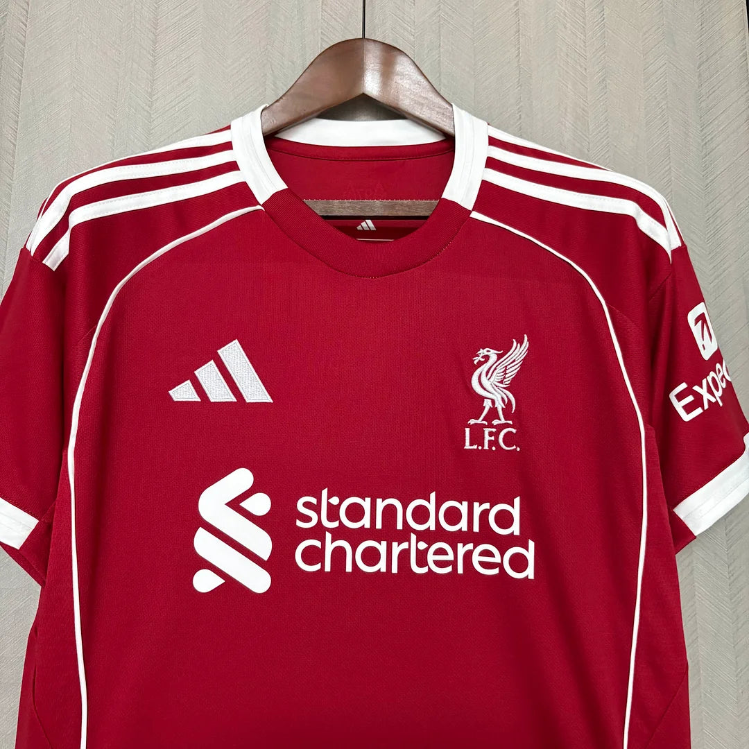 Liverpool's 2025/2026 home jersey