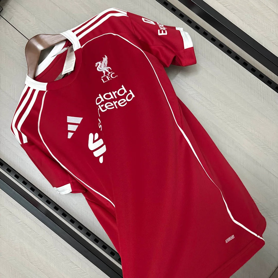 Liverpool's 2025/2026 home jersey