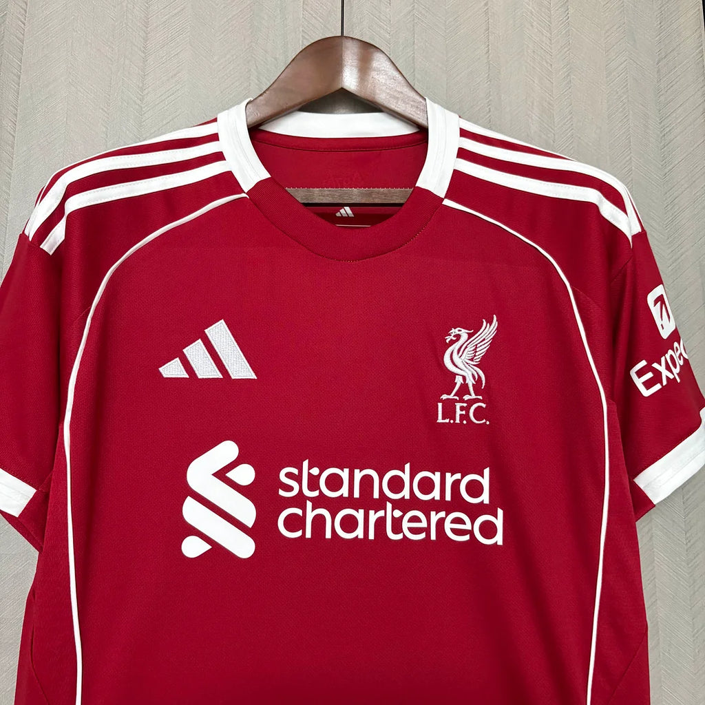 Liverpool's 2025/2026 home jersey