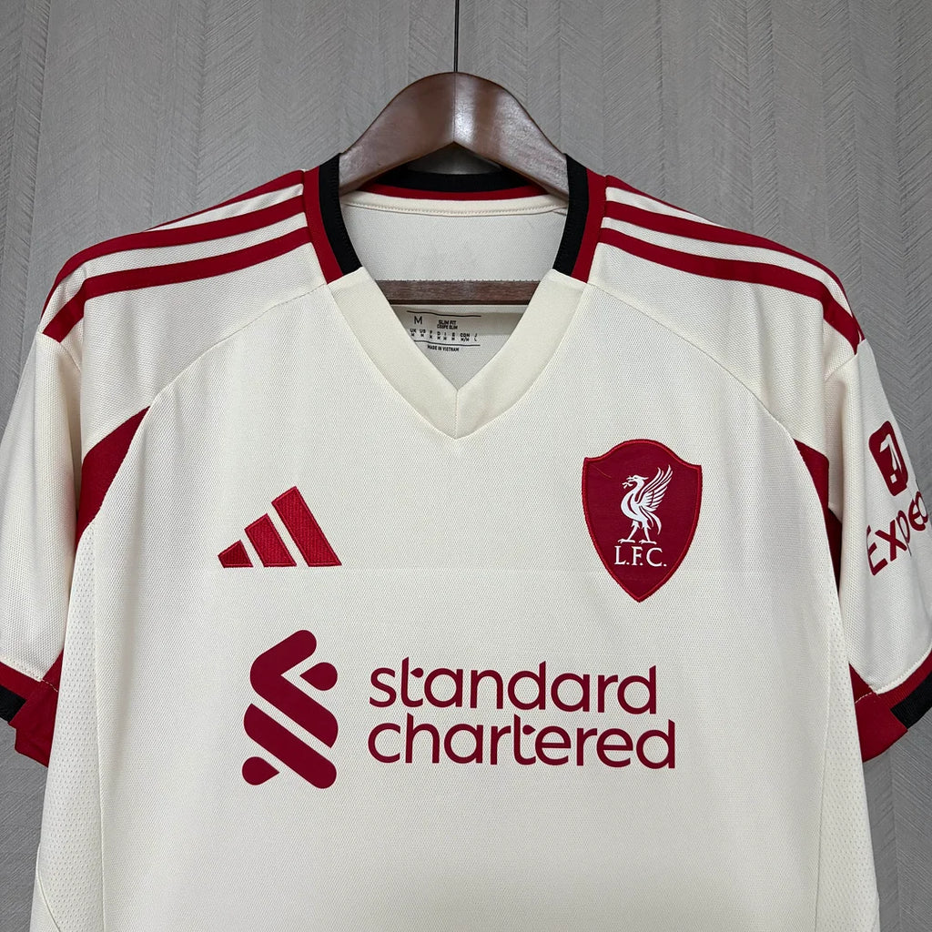 Liverpool's away jersey 2025/2026