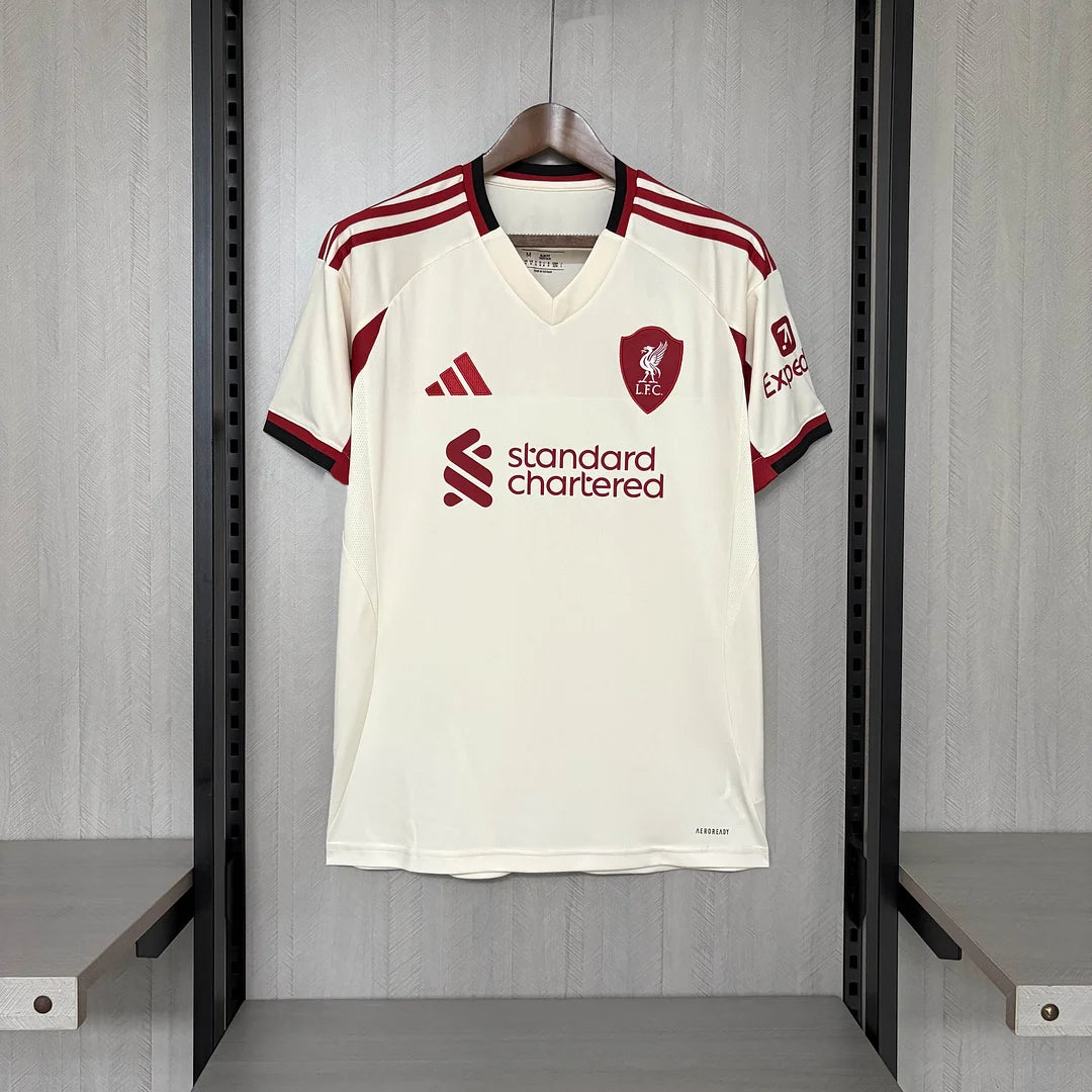 Liverpool's away jersey 2025/2026