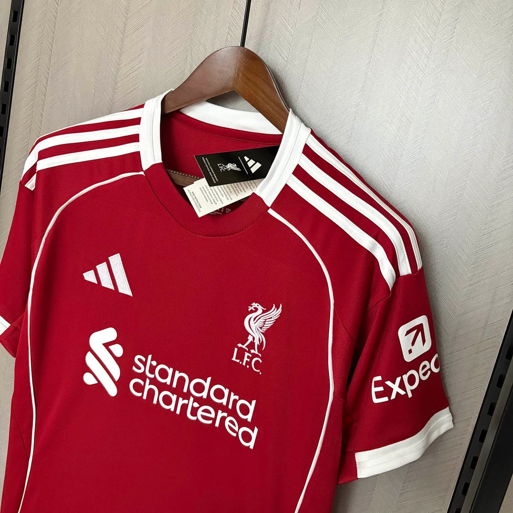 Liverpool's 2025/2026 home jersey