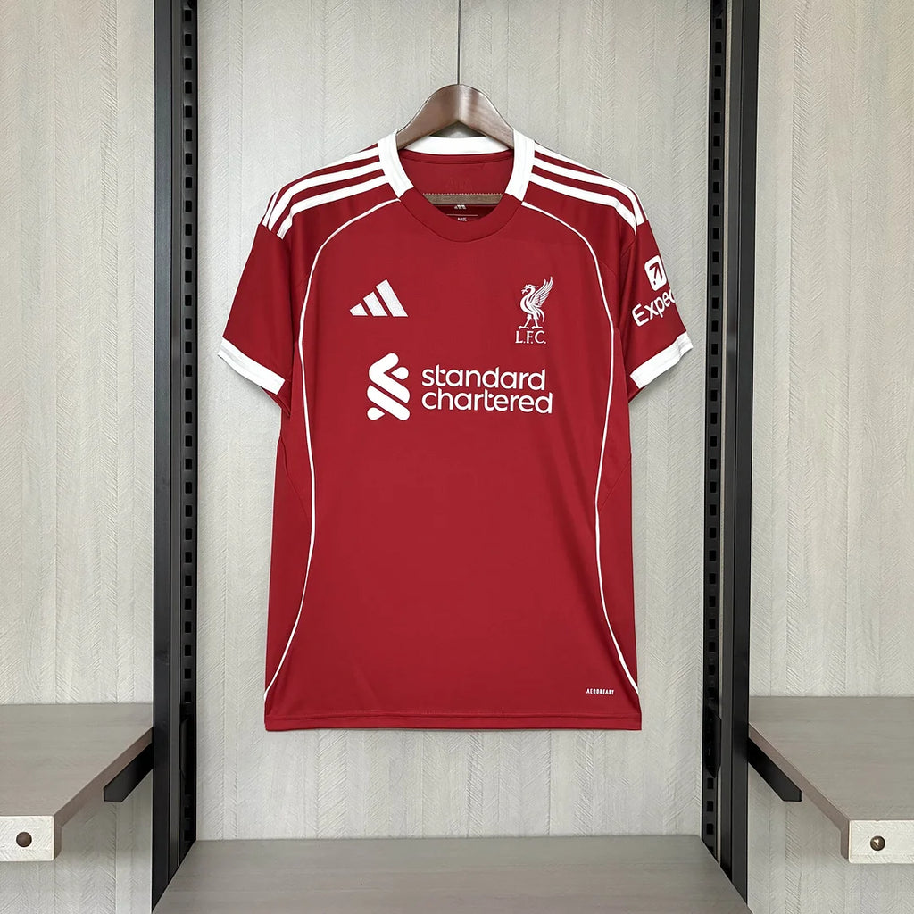 Liverpool's 2025/2026 home jersey